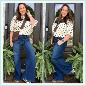 Judy Blue Petite Retro Wide Leg Jeans