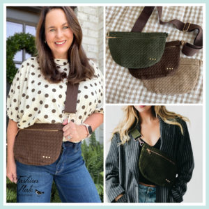 Suede Westlyn Bum Bag by Pretty Simple