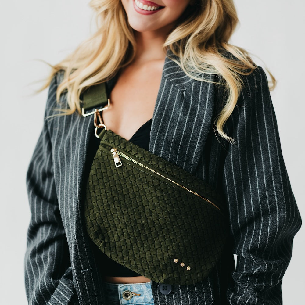 Suede Westlyn Bum Bag by Pretty Simple - Image 4