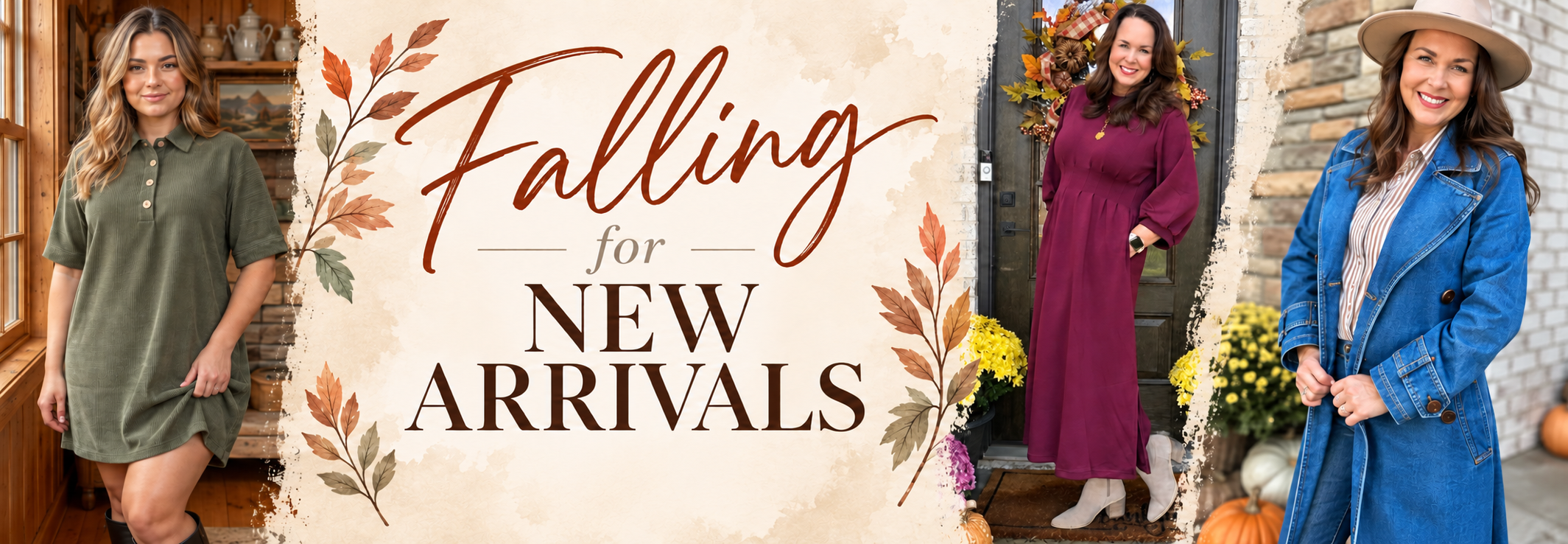 Autumn New Arrivals Banner