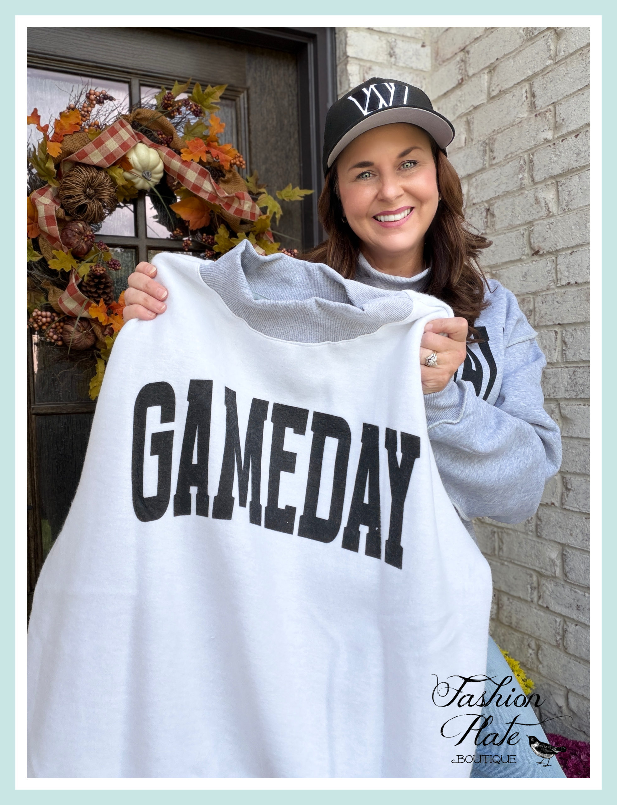 Bucketlist Reversible Game Day Mockneck Sweatshirt - Image 2