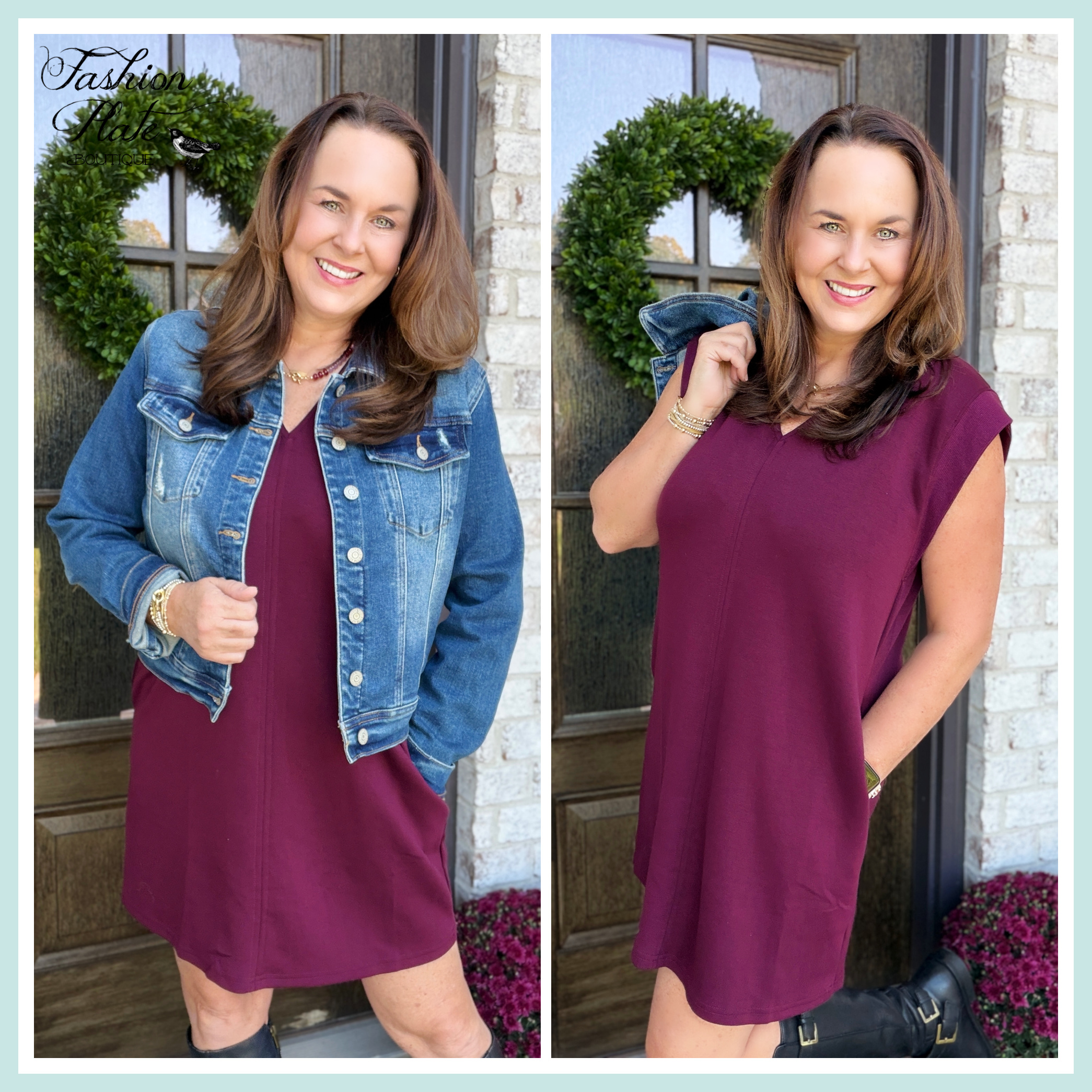 Entro LUX Knit Sleeveless Dress – Brown or Win - Image 6